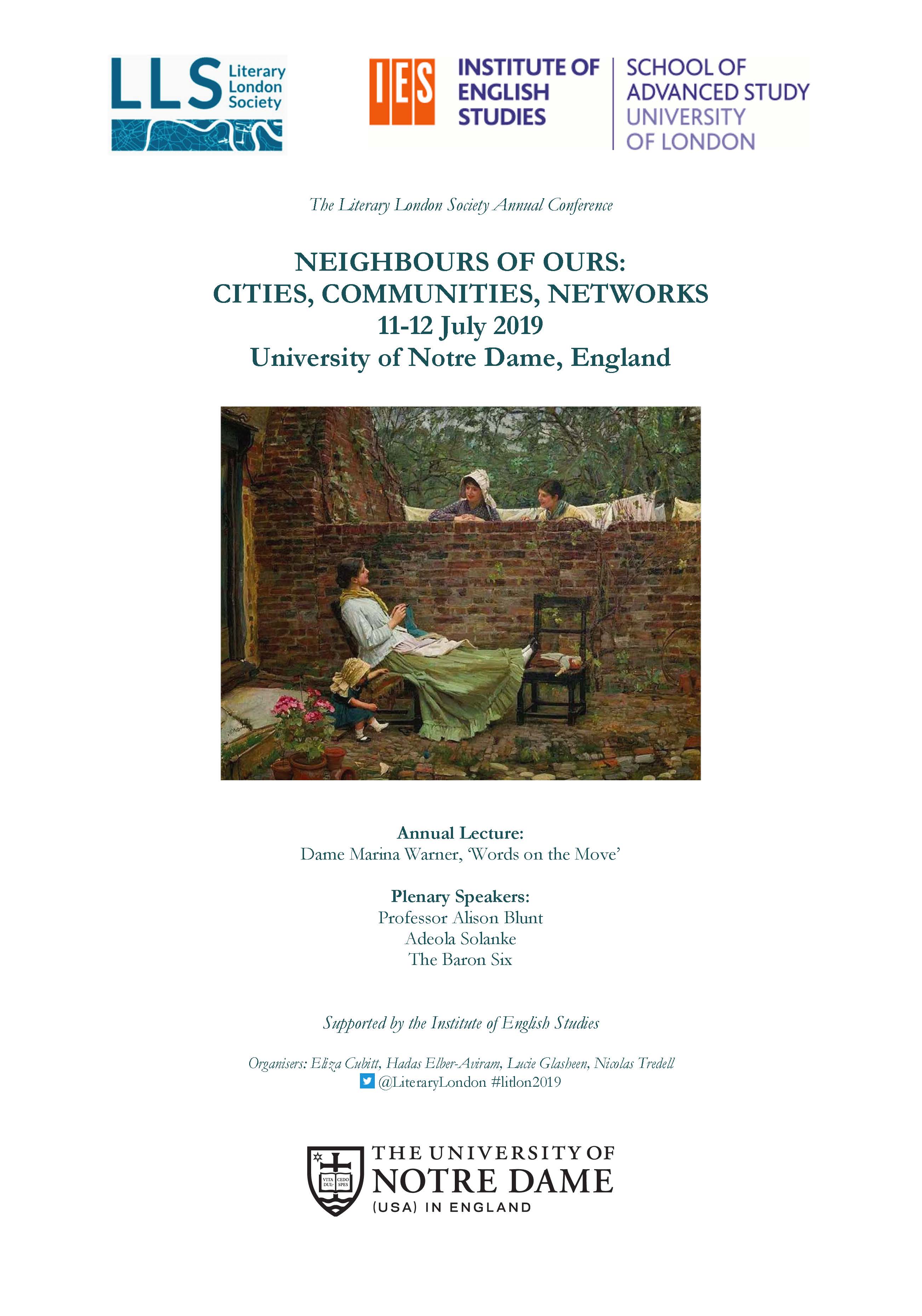Literary London Society Annual Conference 2019