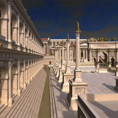Virtual Rome - a digital model of the ancient city