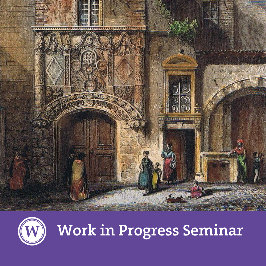Work in Progress - Jan Machielsen: ‘The Alchemist’s Witch-Hunt: Jean d’Espagnet and the Witches of the Pays de Labourd’